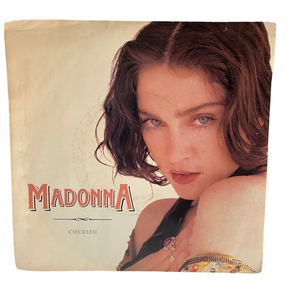 Madonna "Cherish"/"Supernatural" 45 rpm Sire Records 7-22883 Picture Sleeve VG+ - Picture 1 of 4
